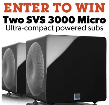 Crutchfield SVS Great Gear Spring Giveaway  - Win 2 SVS Subwoofers