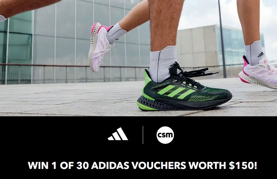 CSM Adidas Adidas Voucher Giveaway- Win A $150 Adidas Voucher {30 Winners}