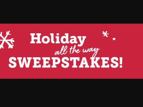 CTS Holiday All The Way Sweepstakes – Win $1,000 Christmas Tree Shops Gift Card