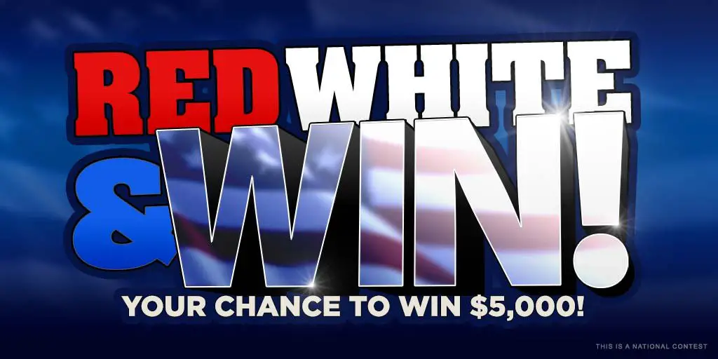Cumulus Radio Red White & Win Giveaway - Win $5,000