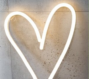 Custom Neon A Little Love LED Neon Heart Light
