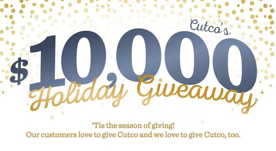 Cutco $10,000 Holiday Giveaway
