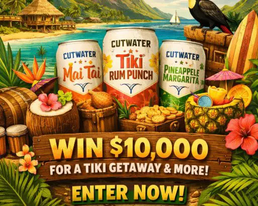 Cutwater Spirits 2026 Tiki Getaway - Win $10,000 For A Tiki Getaway & More