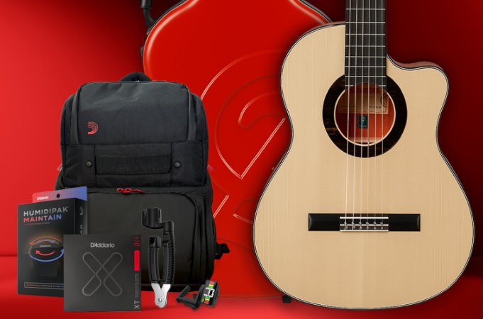 D’Addario Alhambra Guitar Giveaway - Win an Acoustic Guitar Bundle