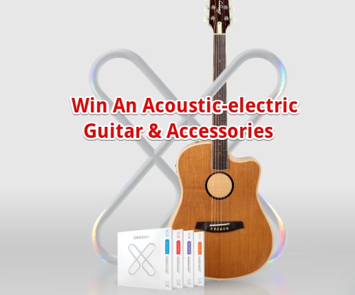 D’Addario & LR Baggs Giveaway - Win An Acoustic-electric Guitar & Accessories