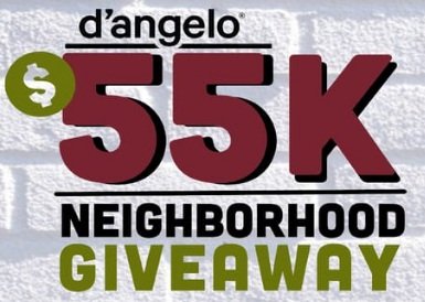D'Angelo $55K Neighborhood Giveaway - Win $1,000 by Voting for Your Favorite Restaurant