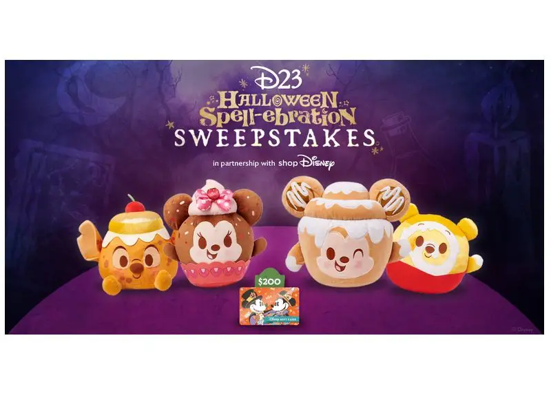D23 Halloween Spell-ebration Sweepstakes - Win A Munchling Medium Plush Collection + $200 Disney Gift Card