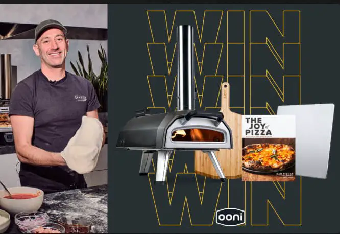 Dan Richer X Ooni Giveaway – Win 1 Ooni Pizza Oven, A Pizza Pan, And More