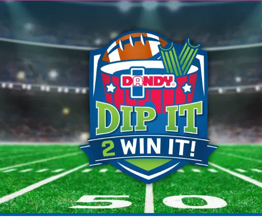 Dandy ‘Dip It 2 Win It’ Sweepstakes - Win $1,000 Visa Gift Card + Weekly Prizes For 7 Winners (8 Winners)