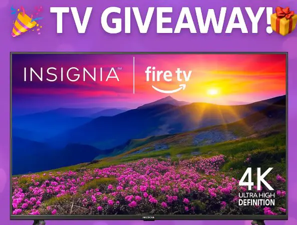 Darealldeal INSIGNIA 50" LED 4K TV Giveaway - Win a 50-inch Smart TV