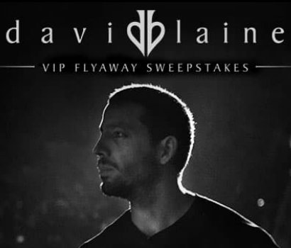 David Blaine VIP Flyaway Sweepstakes
