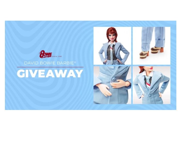David Bowie Barbie® Giveaway - Win an Official David Bowie Doll from Mattel