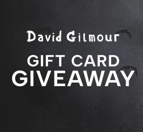 David Gilmour Shopping Spree Sweepstakes - Win a $100, $50 or $25