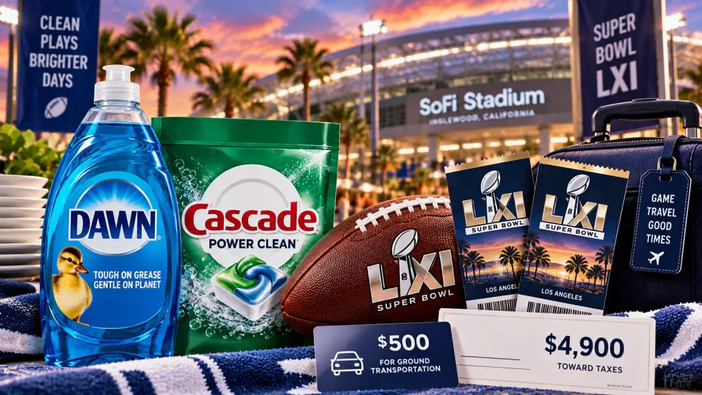 Dawn And Cascade Super Bowl LXI Sweepstakes – Win A 3-Night Trip For 2 To Inglewood, California For Super Bowl LXI