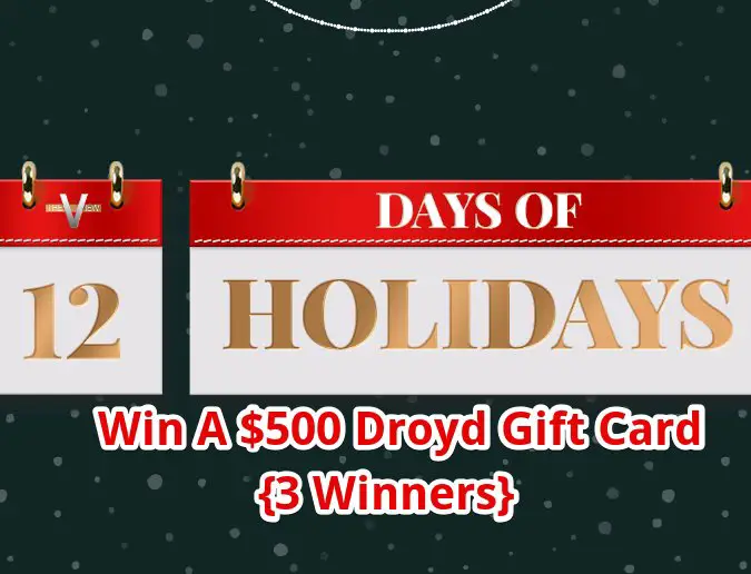 Day 8 Of The View’s “12 Day of Holidays” Sweepstakes - Win A $500 Droyd Gift Card {3 Winners}