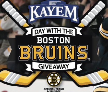 Day With The Bruins Sweepstakes