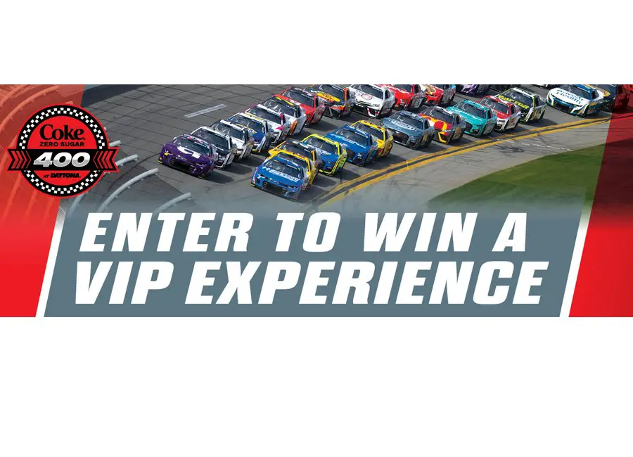 Daytona International Speedway 2024 Coke Zero Sugar 400 VIP Experience Sweepstakes - Win Two VIP Race Packages