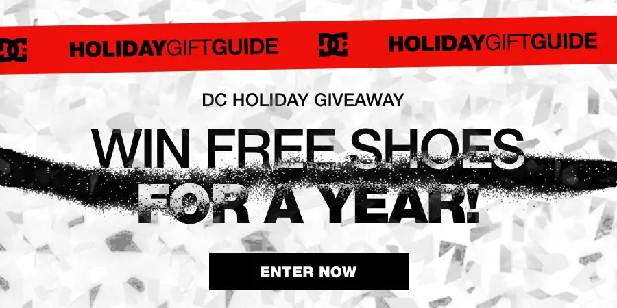 DC Holiday Sweepstakes –  Win Free Shoes For A Year