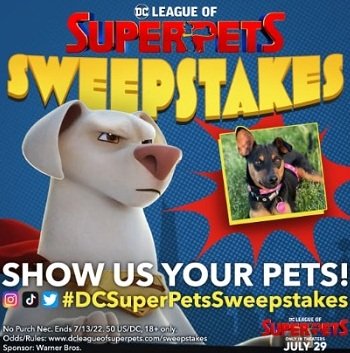 DC League of Super Pets Sweepstakes - Win a Private Screening for 100 Guests!