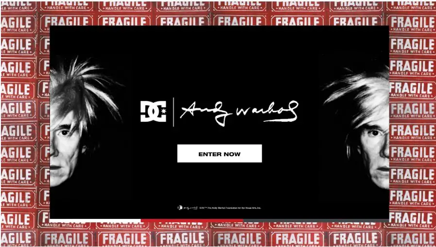 DC Shoes x Andy Warhol Sweepstakes – Win DC X Andy Warhol Collection Snowboard + $500 Gift Card
