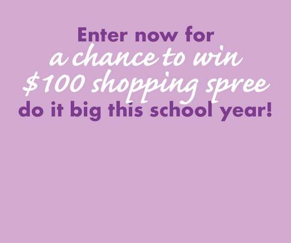 dd’s Back to School Sweepstakes - Win $100 In-Store Credits