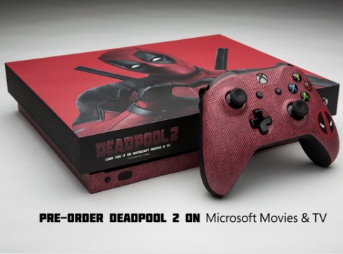 Deadpool 2 Xbox One X Custom Console Sweepstakes