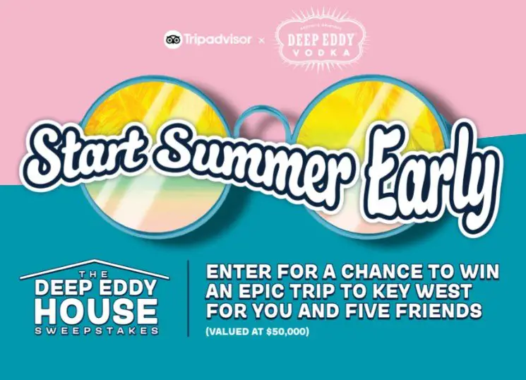 TripAdvisor Deep Eddy House Sweepstakes in Key West Sweepstakes – Win A Trip For 6 To Key West, Florida