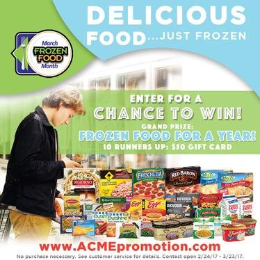 Delicious Food, Just Frozen Sweepstakes
