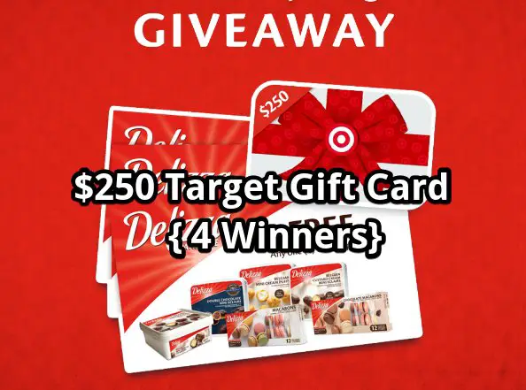 Delizza Sweet Spring Giveaway - $250 Target Gift Cards, 4 Winners