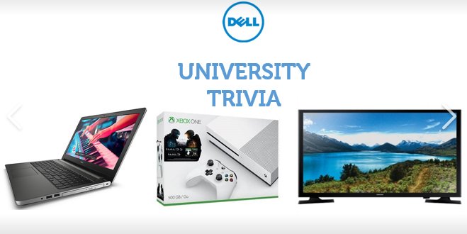 Dell U Trivia Sweepstakes