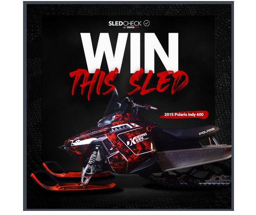 Dennis Kirk Ultimate Trail Snowmobile Giveaway - Win a 2015 Polaris Indy 600 Snowmobile