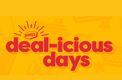 Denny's Deal-icious Days Sweepstakes - Win $3,000 Cruise For 2, Free Denny's For A Year Or 1 of 8 Other Prizes
