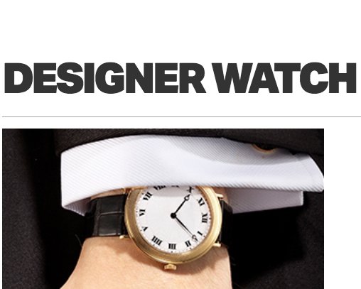 Designer Watch Sweepstakes