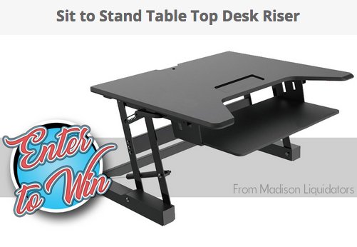 Desk Riser Giveaway