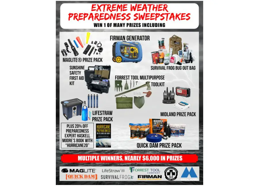 Desmond & Louis Extreme Weather Preparedness Giveaway - Win Emergency Tools & Outdoor Gear