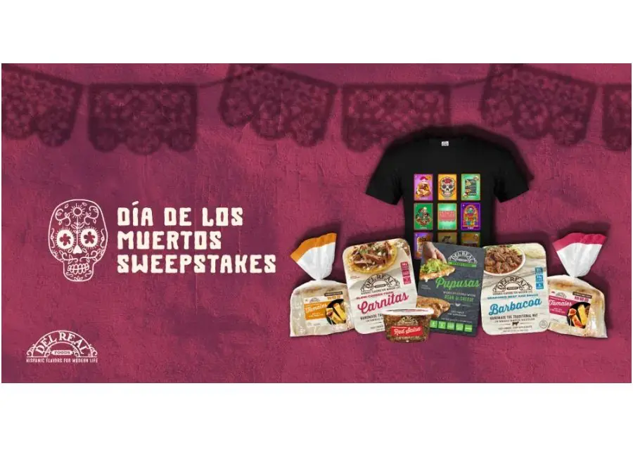 Dia De Los Muertos Sweepstakes - Win $1,000 Del Real Foods Gift Card & Prize Pack