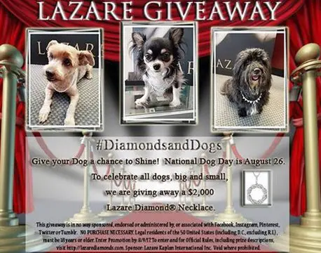 Diamonds and Dogs Giveaway