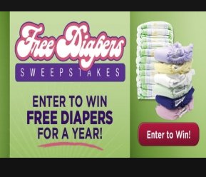 Diapers For A Year Sweepstakes