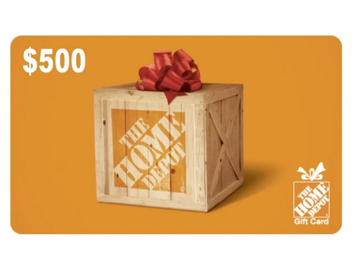 Dickey Design Giveaway - Win A $500 Home Depot Gift Card (10 Winners)