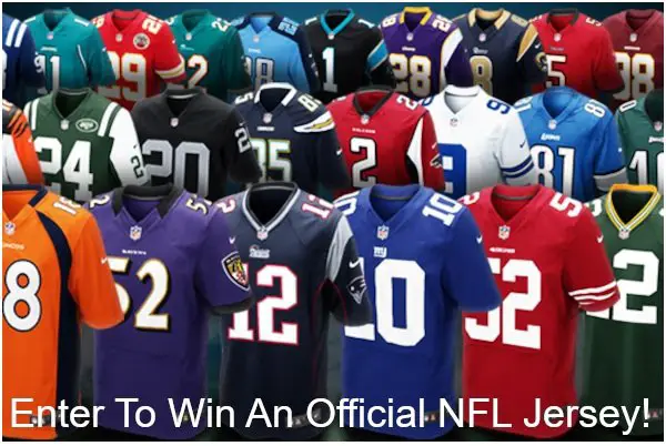 Didable NFL Football Jersey Contest - Win An Official 2022 NFL Jersey Of Your Choice