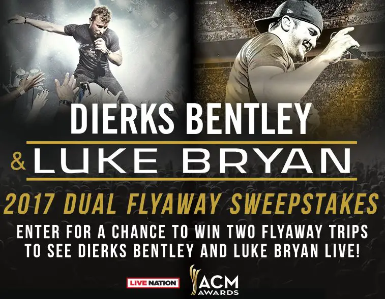 Dierks Bentley & Luke Bryan 2017 Dual Flyaway