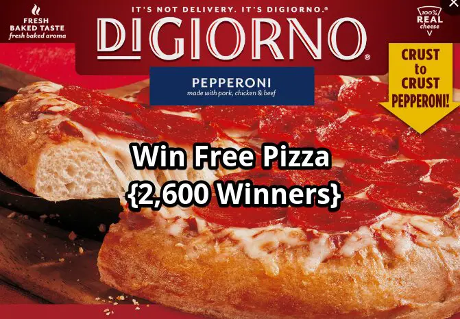 DiGiorno Doinks Sweepstakes Official - Win Free Pizza {2,600 Winners}
