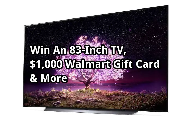 DiGiorno Pizza Kickoff Sweepstakes - Win An 83-Inch TV, $1,000 Walmart Gift Card & More