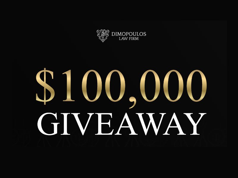 Dimopoulos Injury Law $100,000 Charity Giveaway - Vote And Win A Gift Card {Up To $1,000}