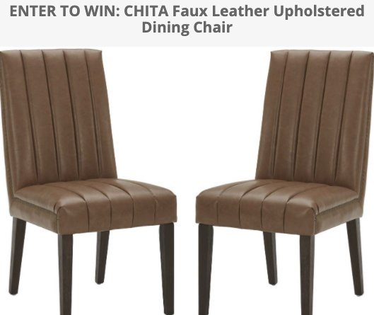 Dining Chair Giveaway