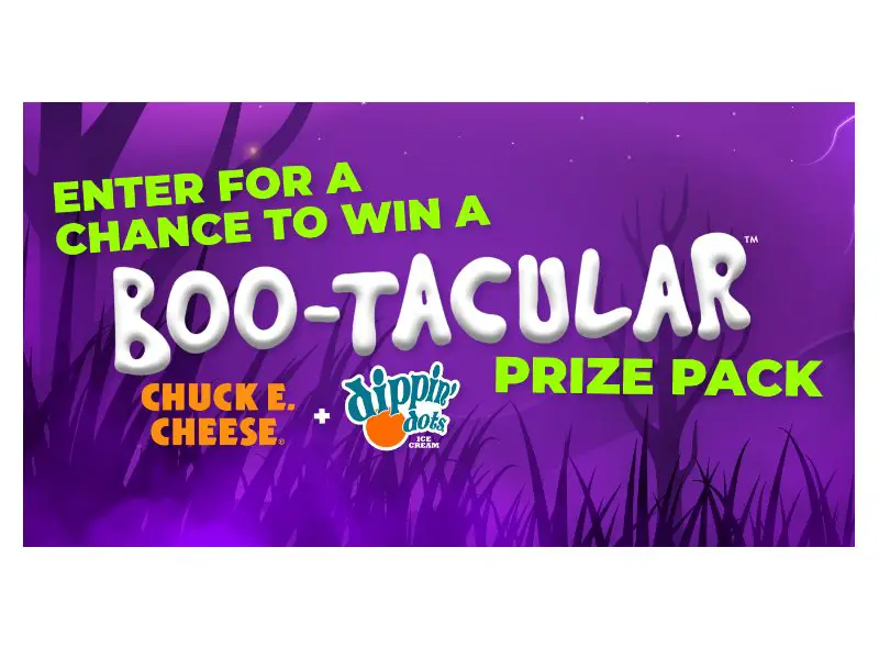 Dippin’ Dots + Chuck E. Cheese Bootacular Sweepstakes - Win Dippin' Dots Products, Merch And More