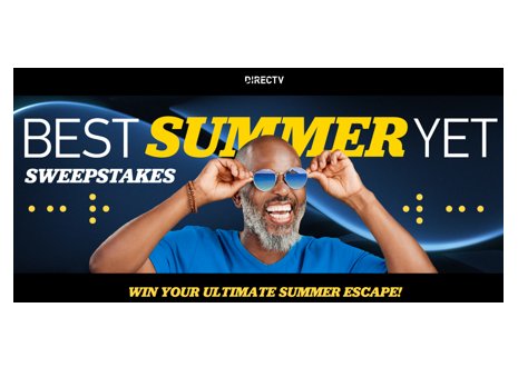 DirecTV Best Summer Sweepstakes - Grab A $4,500 Vacation Package (5 Winners)
