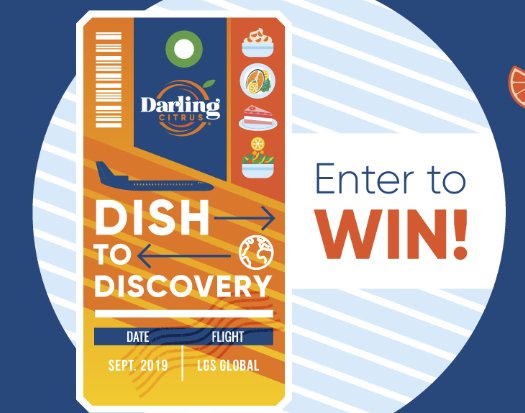Dish To Discovery Sweepstakes