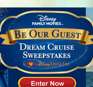 Disney Family Movies Sweepstakes