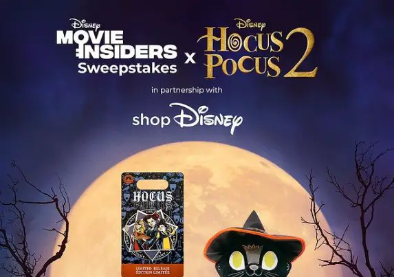 Disney Movie Insiders Hocus Pocus 2 Instagram Sweepstakes - Win 1 Of 20 Prize Packs